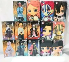 鬼滅の刃 フィギュア　絆ノ装　 鬼ノ装 Qposket　通常　セピア　14点