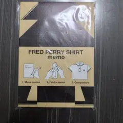 FRED PERRY シャツ型メモ帳