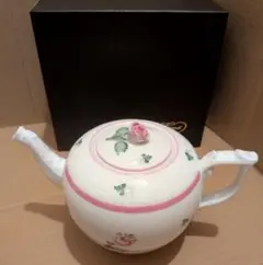 新品ヘレンド 朝露の小薔薇 ティーポット蓋バラ - メルカリ