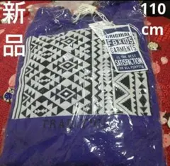 110cm トレーナー 新品 エフオーキッズ 冬春 F.O.KIDS 長袖 紫