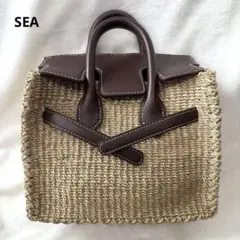 SEAカゴバッグ S かごバッグ エクリュ - メルカリ