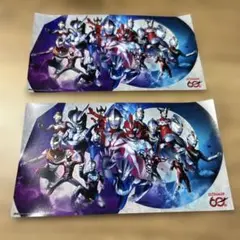 非売品　ウルトラマン 60周年記念 特製ステッカー　13×7cm 2枚セット