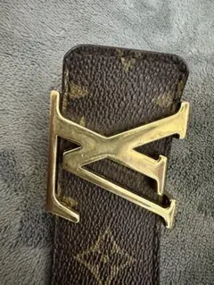 LOUIS VUITTON モノグラム ベルト裏は、ベージュで両方使用可能