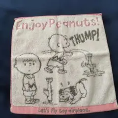 スヌーピー タオルハンカチ 美品