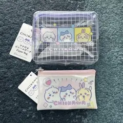 【新品タグ付き】ちいかわ ダイソー ポーチ 2種 セット