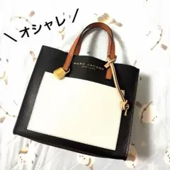 【美品】MARC JACOBS レザー ハンドバッグ 黒 マークジェイコブスのサムネイル