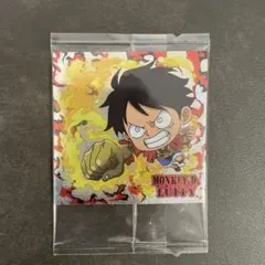 ワンピース　ウエハースシール　ルフィ