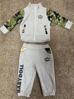 BABYDOLL 迷彩柄 セットアップ 80cm