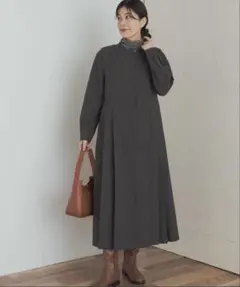 アーバンリサーチドアーズ サイドプリーツ切替ワンピース　M