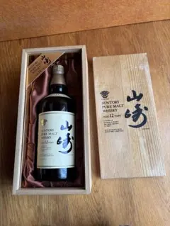 山崎12年木箱入り サントリー SUNTORY 山崎 12年 特級 木箱 760ml ピュアモルト