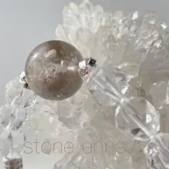 最終セール　天然石　ハンドメイド　ブレスレット　ガーデンクォーツ　貫入