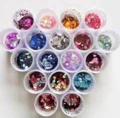 ラメホログラム18種類 封入いろいろセット 新品混合