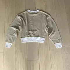 ベージュニット