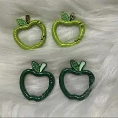 りんごカラビナ ミセスグリーンアップル 新品未使用 4個セット