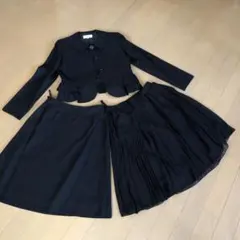 IDEALIZEフォーマルスーツ３点セット　9号　黒　卒業式　卒園式　入園式