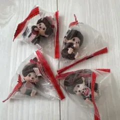 【新品】モンチッチ　インテリア　ミニ　フィギュア　4点セット　コンプリート
