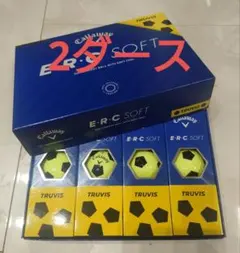 キャロウェイ ERC ゴルフボール サッカーボール 黄 2ダース 新品未使用