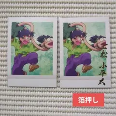 忍たま ぱしゃこれ 七松小平太41枚セット 忍たま乱太郎 パシャこれ レア 箔押し 七松小平太 ただいま忍術