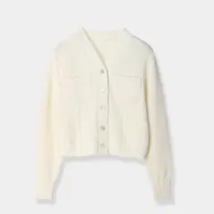 美品　laubeblanc Basket Knit Cardigan