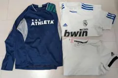 150cm3点セット　ATHLETA ネイビー 長袖、レアル・マドリードなど