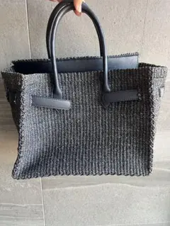 ⭐︎タグ付き未使用⭐︎SEA シー　かごバッグ　ブラック　Mサイズ SEAカゴバッグ M ブラック ⭐︎タグ付き未使用⭐︎SEA シー かご