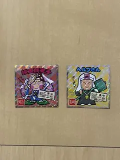 ご当地ビックリマンシール「西日本編」、桃太郎天使とヘルプさん 2枚セット