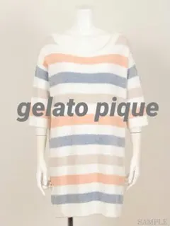 【gelato pique】ジェラートピケ スムーズィー半袖ワンピースのサムネイル