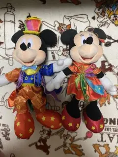 おまけ付き ディズニー ミッキー ミニー 40周年 コスチューム ぬいぐるみ