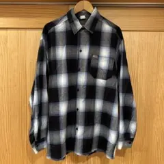 CALTOP カルトップ アメリカ製 オンブレシャツ チェックシャツ サイズL