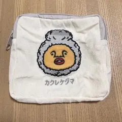 こびとづかん スクエアポーチ カクレケダマ ガチャガチャ カプセルトイ ポーチ