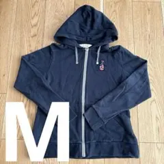 Munsingwear ゴルフパーカー ネイビー フード レディース Mサイズ