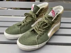 Vans ハイカットスニーカー グリーン27.5cmGRN/V38CL FLTM