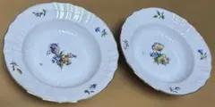 ☆希少☆ HEREND ヘレンド インドの華 手描きの皿2枚セット22.5cm
