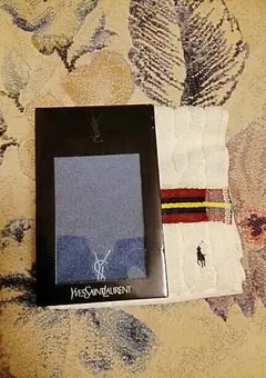 ラルフローレンスポーツタオル　&　YSLタオルハンカチーフ