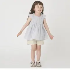 petit main ハート刺しゅうチュニック 110cm