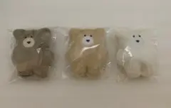 ほっこりモコモカ マスコット 3種類セット タグ付き未使用品