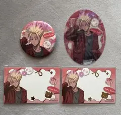 ブルーロック士道龍聖　バレンタイン　Valentine 缶バッジクリアカード特典