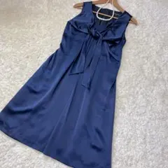 ユナイテッドアローズ　ノースリーブワンピース　ドレス　シルク100% 高級