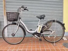 中古電動自転車 ブリヂストン アルベルト27インチ シルバー　横浜 №6843 中古電動自転車 ブリヂストン アルベルト27インチ シルバー 横浜 №6843