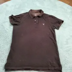 AMERICAN EAGLE ブラックポロシャツ コットン100%のサムネイル