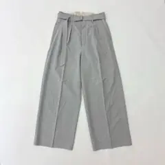 24ss ANEI 2タック ワイド ストレート スラックス パンツ サイズ 2