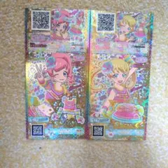 キラッとプリチャンカード　2枚