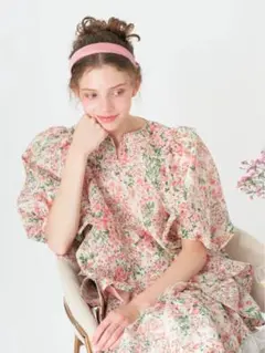 新品♡タグ付♡ツルバイマリコオイカワ♡Primavera♡フレンチブルー
