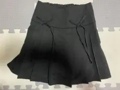 repipi armario リボンプリーツスカート 黒 140cm～150cm