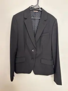 ブラック ストレッチ スーツジャケット　nline