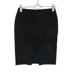 BODY DRESSING Deluxe カシミヤ混 ウール タイトスカート黒のサムネイル