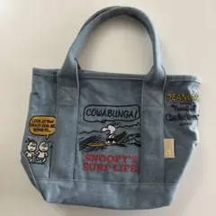【ROOTOTE】ルートート　DELI デリデニム　スヌーピー surf 刺繍