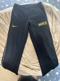 NIKE xs 黒 ジャージ サイドストライプ