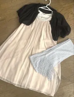 シフォンパーティードレス ピンク ブライダル 結婚式 お呼ばれ服
