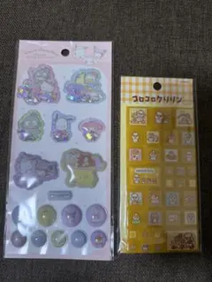 コロコロクリリン　サンリオ　シール2点セット